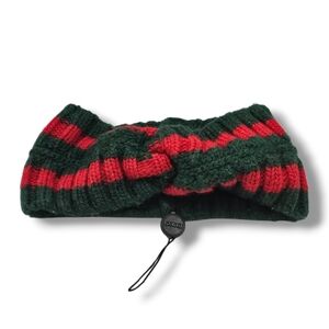 Gucci Red and Green Knit Headband